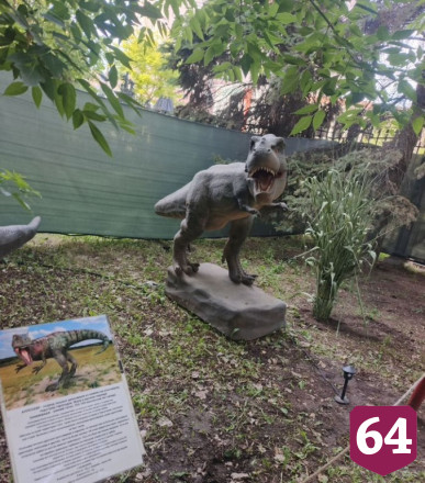 В Энгельсе продают парк динозавров